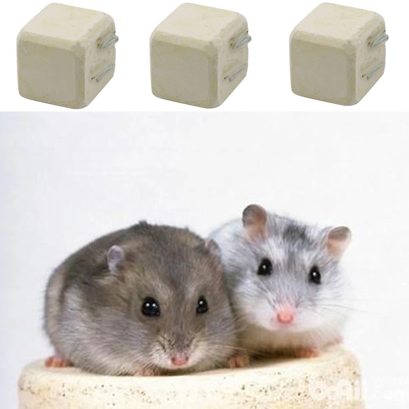 

Professional Mineral Stone Calcium Chew Toy Rat Chinchilla Hamster Rabbit Teeth Grinder Hamster