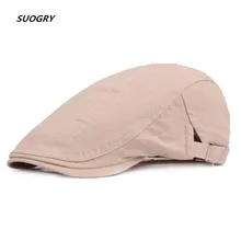 Регулируемые береты Весна Лето Открытый солнце дышащая кость шапки женские мужские елочки Твердые Плоские береты шапка