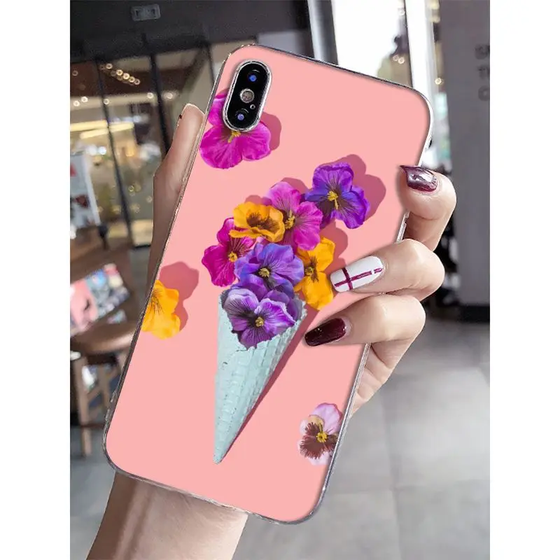 candy colors ice cream flowers