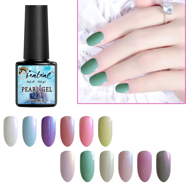 Pearl Nail Gel Polish Soak Off Decoration Varnish Top Pearl Nail Gel Polish Soak Off Decoration Varnish Top Coat Primer High