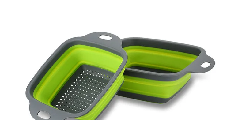 Color : Blue QGT Filters 2 PCS Multifunctional Mobile Sink Kitchen Plastic Vegetable Washing Basket Fruit and Vegetable Storage Drain Basket Pink