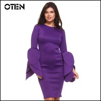 OTEN-Womens-Clothing-New-Design-runway-dress-Long-Flare-sleeve-ladies-Streetwear-Fashionable-Bodycon-pencil-dresses