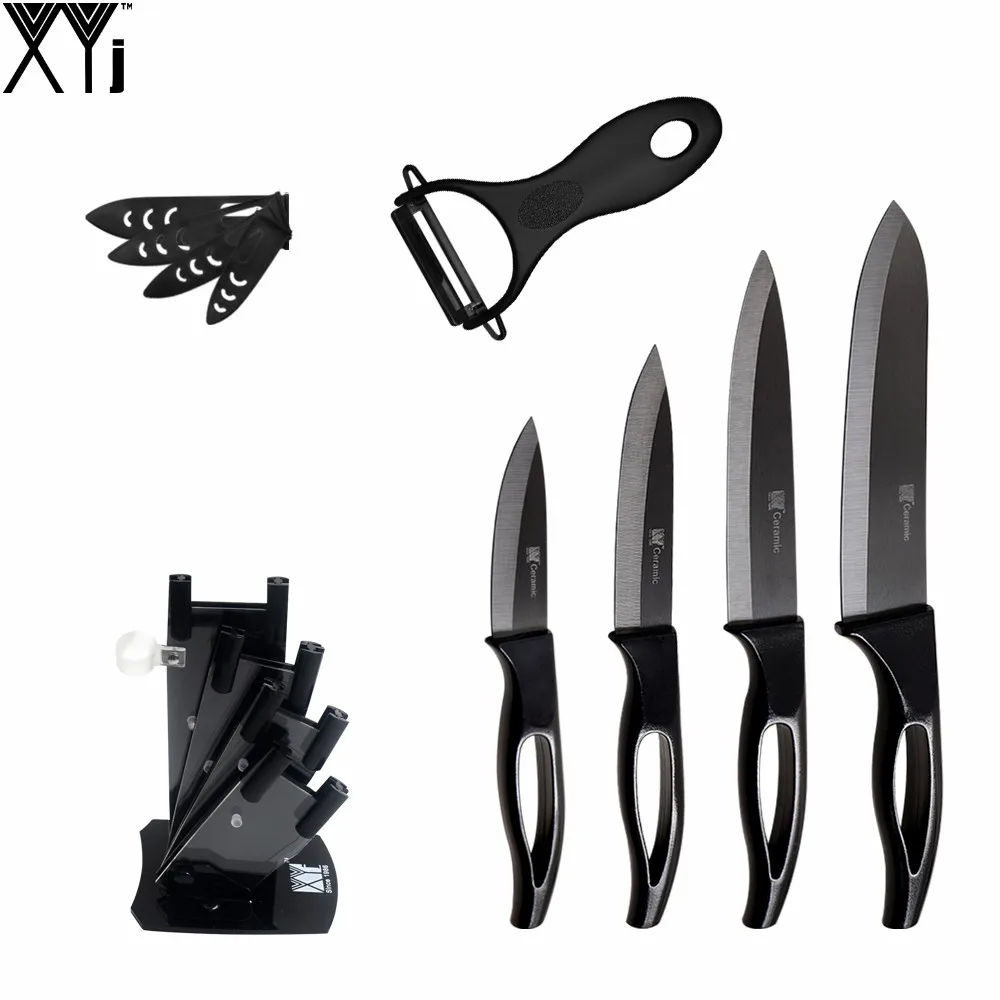 XYJ Brand Best Kitchen Knife Set Non stick Handmade 3"4"5"6" Sharp