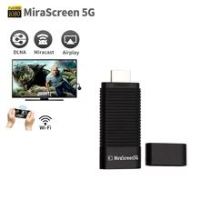 MiraScreen 5G TV Stick Dongle DLNA Airplay HDMI Miracast Mirroring WiFi Wireless Display Receiver For Android IOS vs cromecast 2