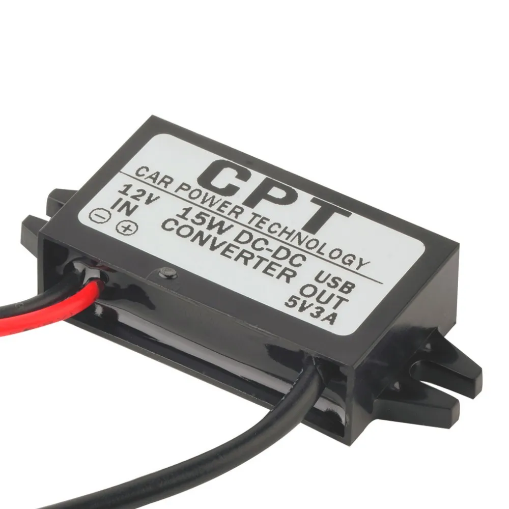 1 шт Высокое качество автомобиля Зарядное устройство DC преобразователь модуль 12 В до 5 В пост 3A 15 Вт с Micro USB кабель новейшее