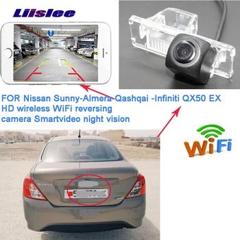 

LiisLee For Nissan sunny 2011~2018 Almera N17 2011~2019 HD night vision waterproof car reversing wireless camera