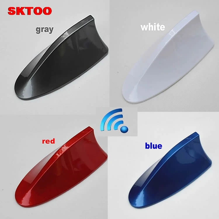 

SKTOO New Design Special with Blank Radio Shark Fin fm Antenna Signal External Extend Sticker For KIA Rio Ceed SOUL K2 K3 K5