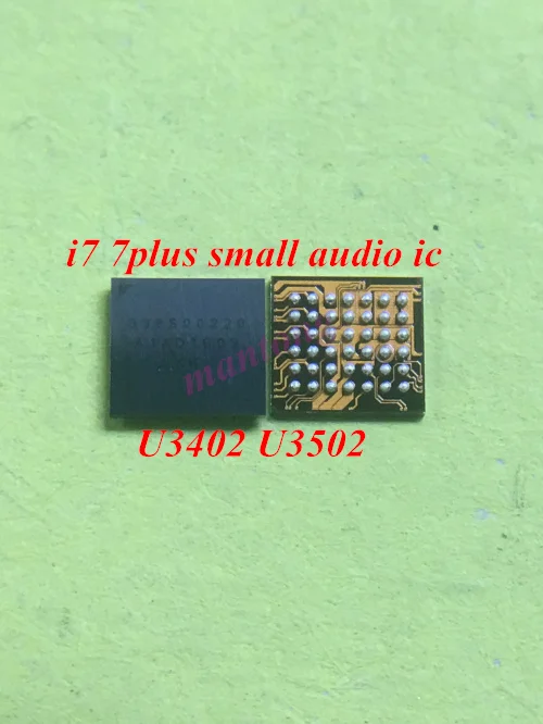 

2pcs Original U3402 U3502 for iphone 7 7plus small audio codec ic chip