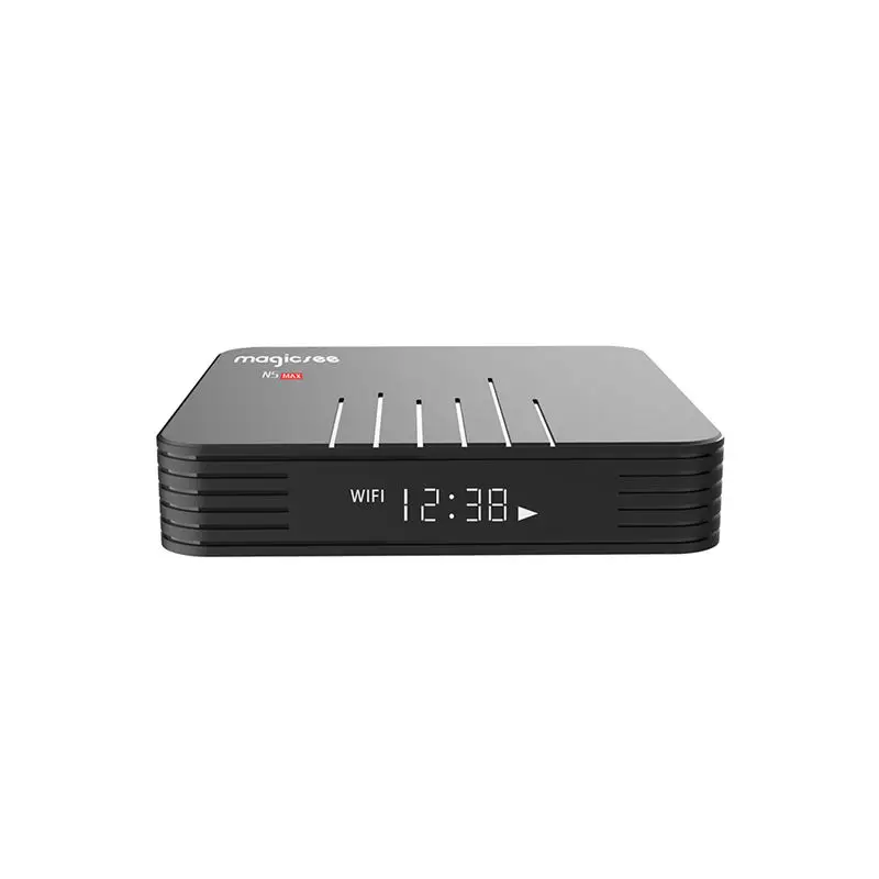 Magicsee N5 Max Android 8,1 Rom 2,4+ 5G Dual Wifi Tv Box Amlogic S905X2 четырехъядерный смарт-ТВ-бокс с Hd 4K телеприставка(вилка США