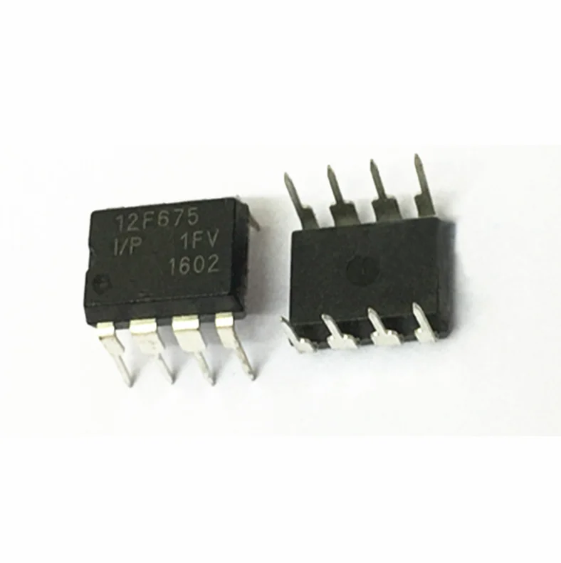 

50pcs/lot PIC12F675-I/P 12F675 PIC12F675 DIP-8 Microcore controller IC high quality