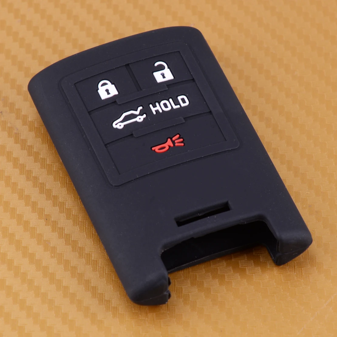 

Car 4 Buttons Silicone Flip Remote Smart Key Shell Case Fob Cover Holder Protector Fit For Cadillac XTS DTS Chevrolet Corvette
