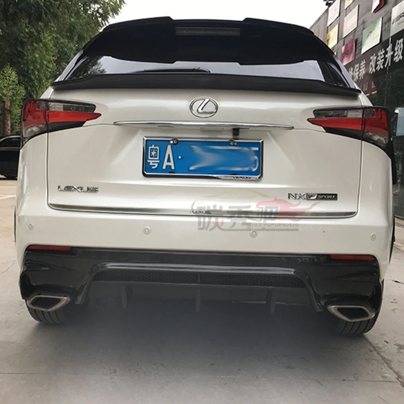 Углеродного волокна спортивные 5D задний Средний багажник спойлер forLexus NX200/200 т/300 H