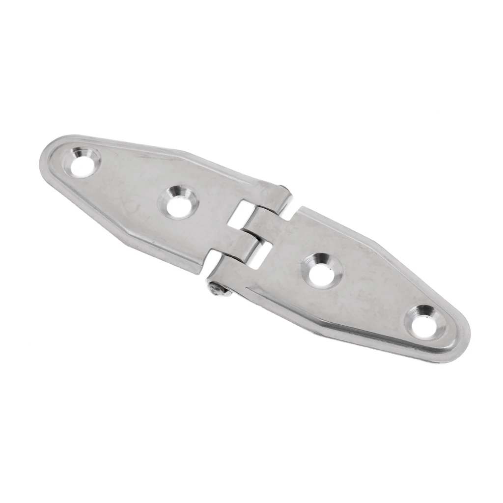 Hot Sales 4 Inch Stainless Steel Marine Boat Hardware Heavy Duty Strap Hinge Universal accessories for Marine/Boat/Yacht