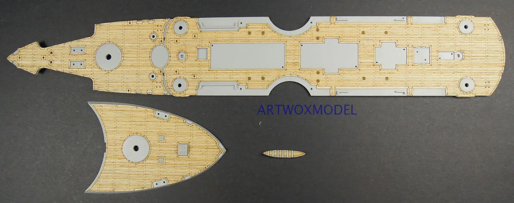 ARTWOX 05337 tsesarevich 1917 Российские боевые корабли Трубач деревянной палубе AW10118