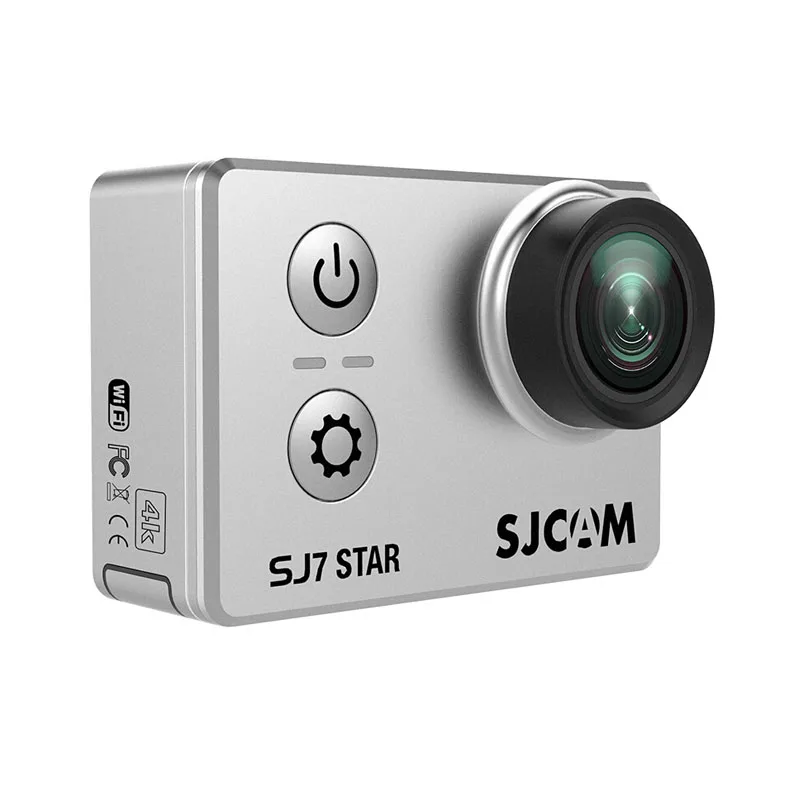 SJCAM SJ7 звезда экшн камера 4 К Спорт DV Wi-Fi Ultra HD 2." Сенсорный экран 30 м Водонепроницаемый удаленного SJ Cam Ambarella A12S75 действий Камера - Цвет: Серебристый