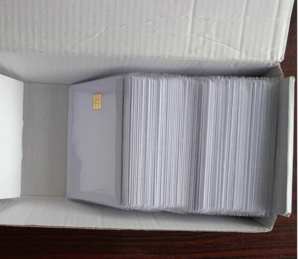 (10 шт./лот) ISO7816 контактный чип SLE 4442 ПВХ смарт карта IC|smart ic card|ic cardsle |
