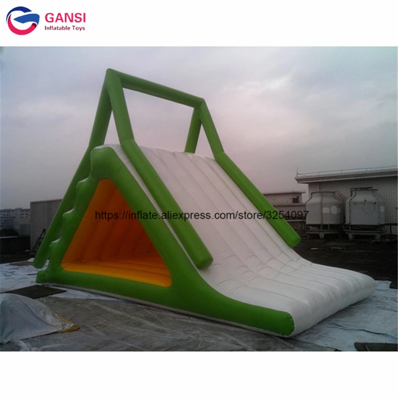 Inflatable Floating Water Park Water Slide Clearance,6*3*3.5M Giant Inflatable Water Slide For Adult