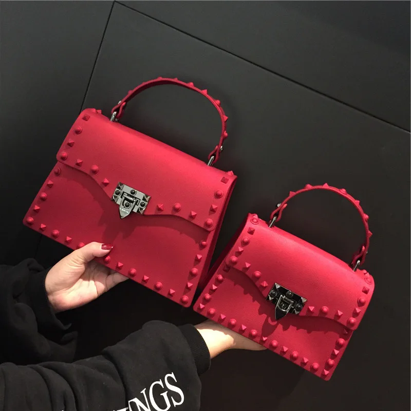 

2018 New Women Messenger Bags Luxury Handbags Women Bags Designer Jelly Bag Fashion Shoulder Bag Females PU Leather Handbags