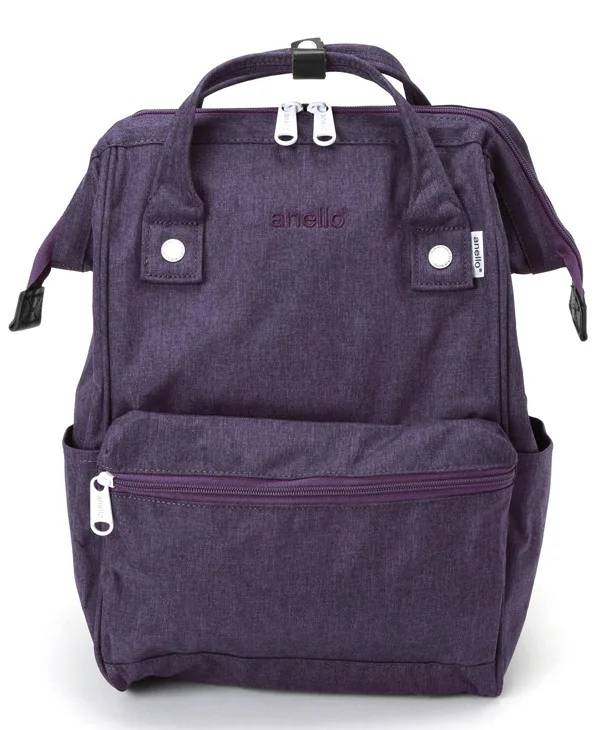 Anello Унисекс Рюкзак, Одноцветный классический дизайн на молнии, Повседневная сумка, стиль, сумка на плечо, сумка для отдыха и путешествий, многофункциональная