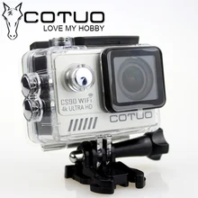 Спортивная Экшн-камера COTUO CS90 NTK96660 4K Ultra HD 2K 30fps Gyro 2," lcd 30m Водонепроницаемая камера для дайвинга go SJ mini camDV 5000pro WiFi