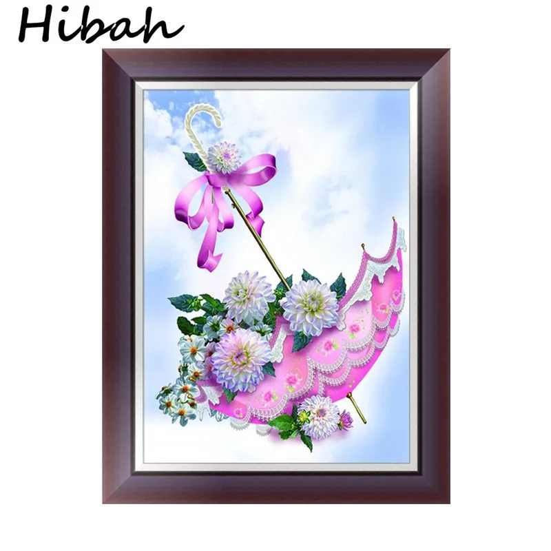 

5D DIY Diamond Painting Parasol Pattern Resin Round Diamond Cross stitch Embroidery Home Decoration