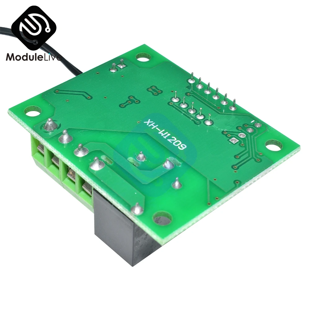 DC 12 В W1209 светодиодный цифровой термостат контроль температуры термометр термо контроль Лер модуль переключателя водонепроницаемый NTC сенсорная плата