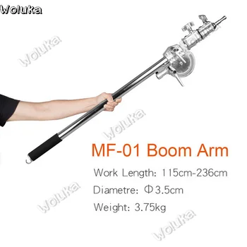 

Stainless Steel Longest 236cm MF-01 Photo Studio Kit Boom Arm 115cm - 236cm 45"- 93" Light Stand Cross Arm CD50 T03