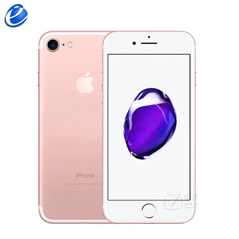 Разблокированный Apple iPhone 7, функция отпечатков пальцев, 4G, LTE, глобальная 32/128 ГБ Встроенная память IOS мобильного телефона 12.0MP gps Quad-Core телефон 1960mA