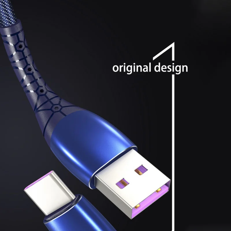 1.88 M/1.2 M 5A كابل شاحن سريع جان الحبل العالمي USB نوع C كابل سريعة شحن عالية الجودة ل samsung xiaomi huawei