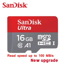 Новые продукты Sandisk Micro SD, SDHC UHS-I карты памяти 16 ГБ 98 МБ/с. класс 10 TF карты sd-карт карты