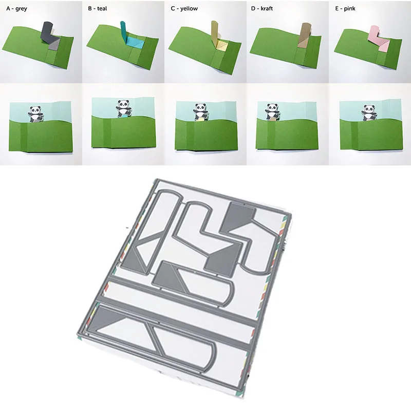 

2019 3D Fold Frame Metal Cutting Dies Stencils For DIY Scrapbooking Photo Album Decorative Embossing Paper Cards Craft Die Cut