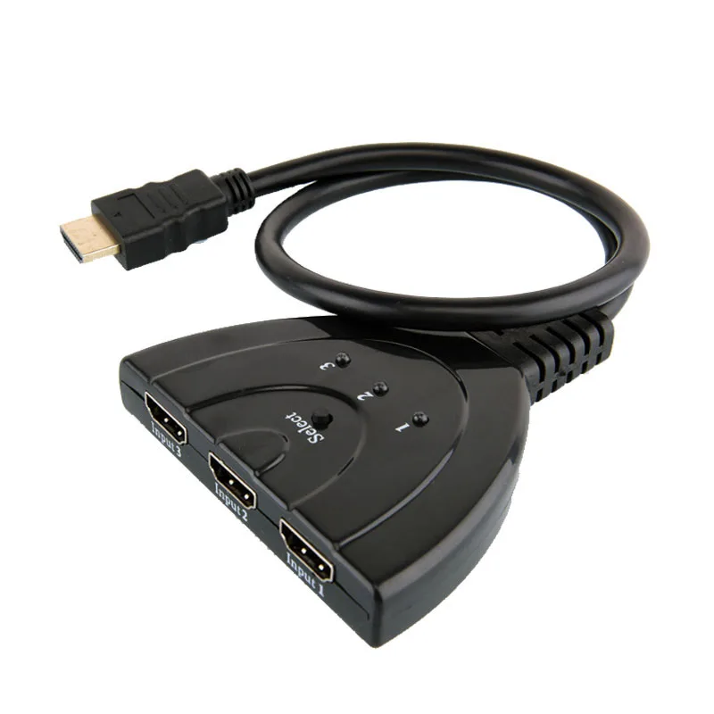 SZBITC 3 в 1 выход HDMI коммутатор 3X1 Pigtail HDMI переключатель 4K2K HD концентратор V1.4B сплиттер Кабель-адаптер для HDTV xbox PS