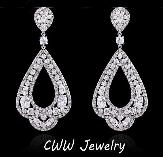 Cwwzircons 6 2 Cm Full Micro Paved Cz Crystal Gold Color Large Long Cwwzircons 6 2 Cm Full Micro Paved Cz Crystal Gold Color Large Long Circle Hoop Earrings For Women Cz147 In From Jewelry Accessories On