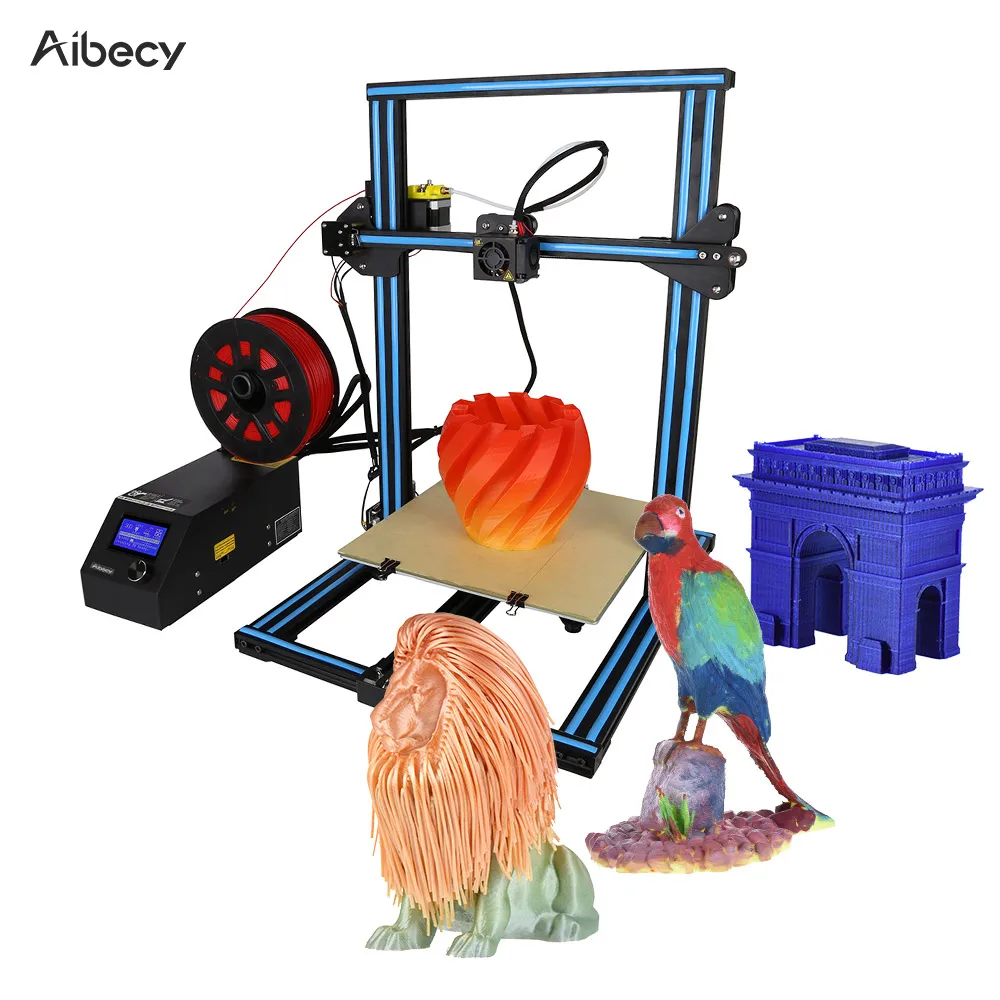 3d принтер CR-10/CR-10S/CR-10S4 самостоятельная сборка 3D DIY принтер наборы с алюминиевой рамкой и детектор нити включает 2 кг нити