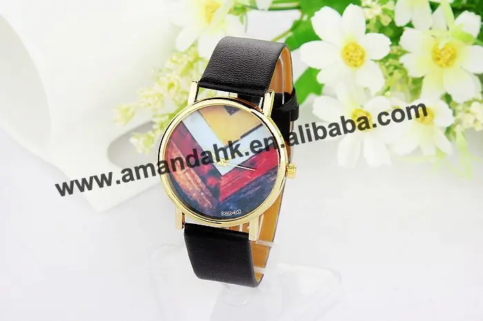 Высокие брендовые новые кожаные часы с Индией Африка тотем шаблон наручные часы унисекс модное женское платье часы