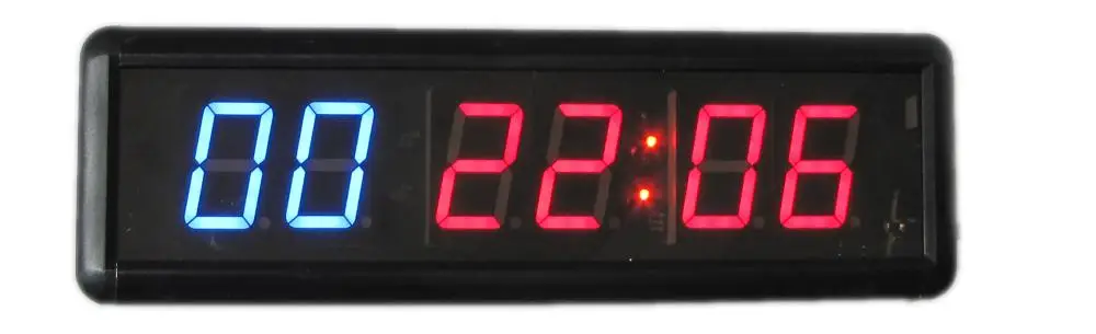 

Gym Interval Workout Timer 1.8" 6 Digits electronic counter led running counter candle holder led countdown timer
