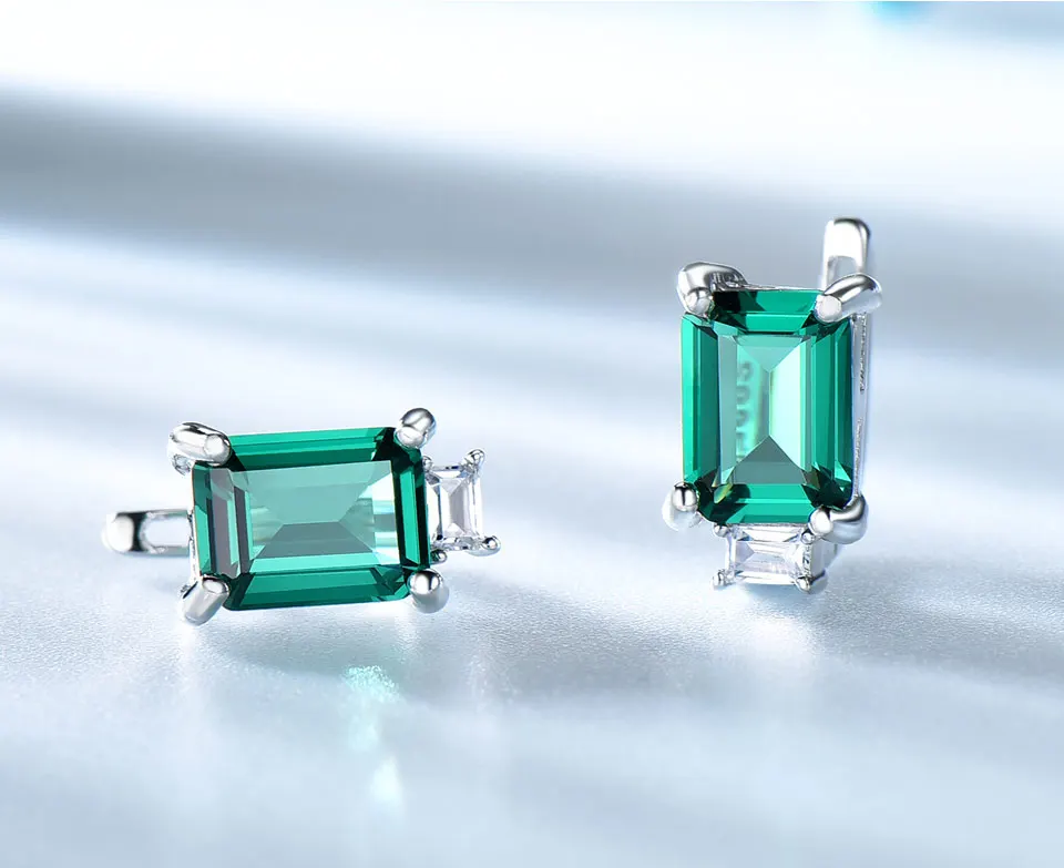 UMCHO-Emerald-sterling-silver-earrings-for-women-EUJ072E-1-PC_03