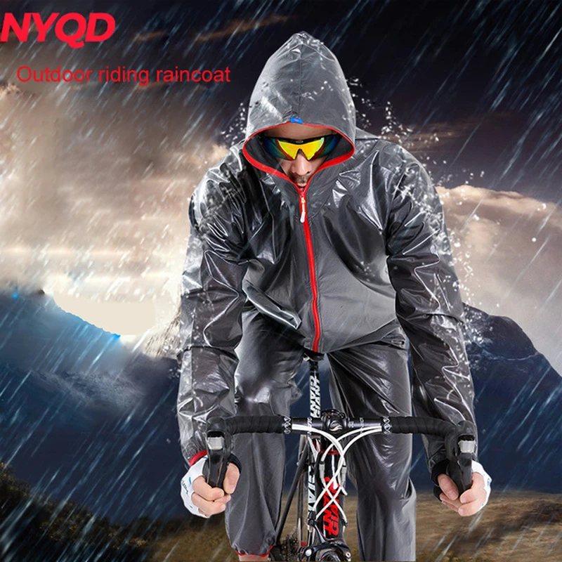 

High quality Men motorcycle jacket riding raincoat rain suit pants women trekking climbing scooter bicycle raincoat clothing
