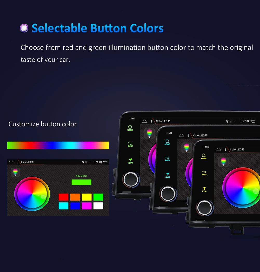 Flash Deal Car Multimedia Player Android 9.0 For kia Picanto 2017 2018 2din car radio gps navigation Bluetooth OBD DAB 4G Wifi SWC Map 13