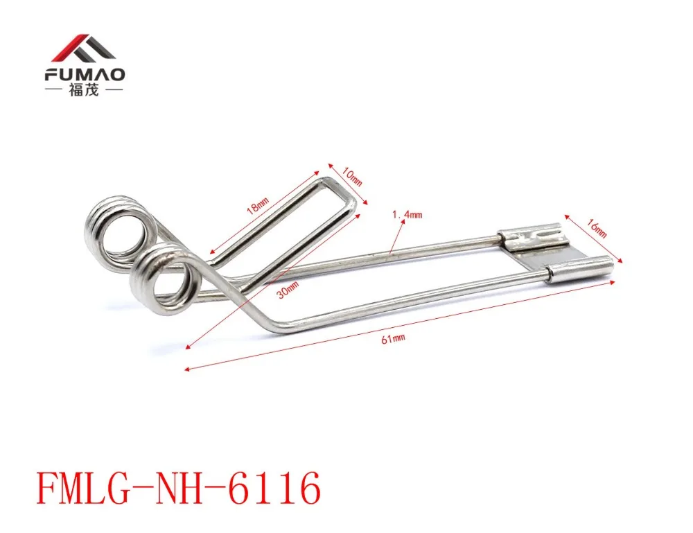 Manufacturer Nickel downlight torsion spring clip for lighting ceiling