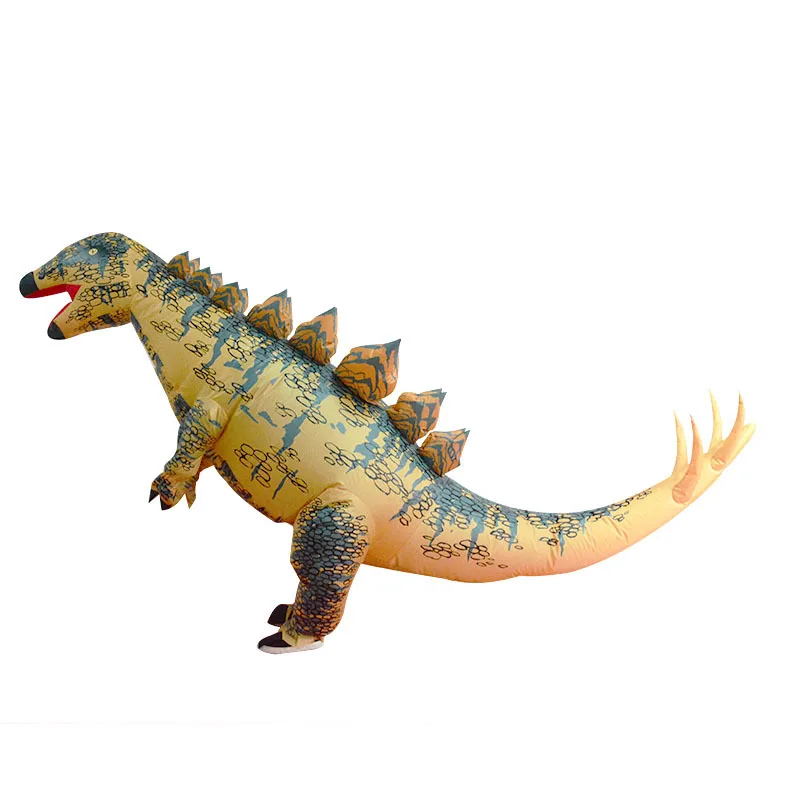 Надувной костюм динозавра Стегозавра для взрослых костюмы T REX Надувное платье