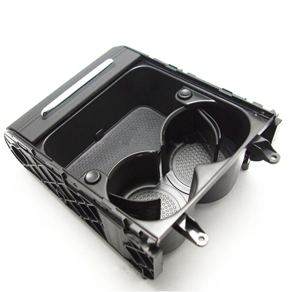 HONGGE черный Передний подлокотник консоль Автомобильный держатель для напитков со складной крышкой Passat 3C B6 B7 CC 3CD 858 329 3CD858329A 3CD 858 329A - Название цвета: Черный