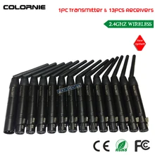 DHL беспроводной DMX приемник передатчик/беспроводной dmx512 приемник передатчик светодиодное освещение мужской и гнездовые разъемы