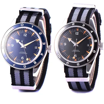 

41mm debert black sterile dial blue dial luminous ceramic bezel miyota Automatic mens Watch Luxury Brand Top Mechanical Watches