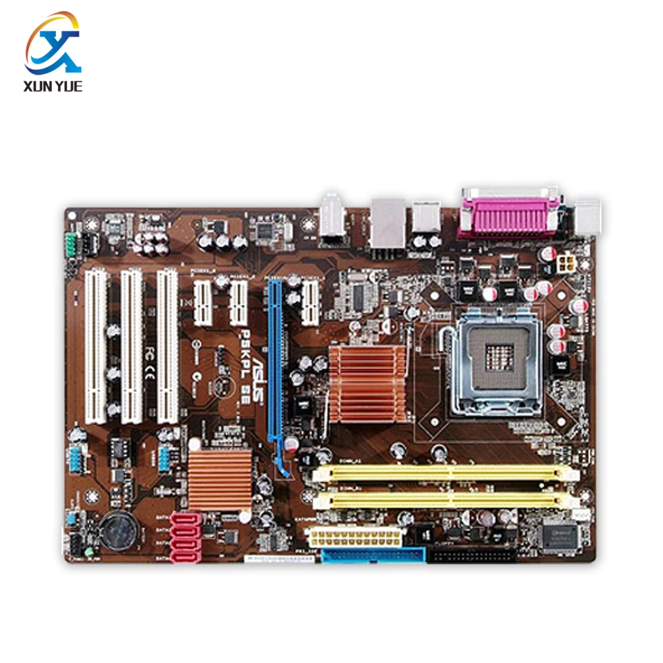 P5KPL SE Original Used Desktop Motherboard Intel G31 Socket LGA 775 DDR2 4G SATA2 UBS2.0 ATX intel g31 micro atx lga 775 ddr2 computer motherboard blue silver