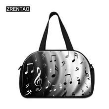 ZRENTAO высокое качество хлопковая ткань дорожные сумки 3d принт dufflebags большой ёмкость ручной чемодан с обувь карманы