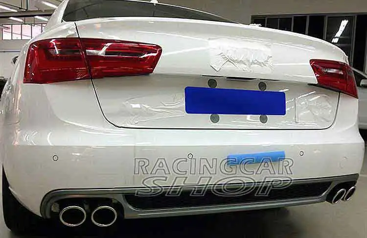 Sport Style High Quality PU Rear Lip Diffuser Fit For Audi A4 B8 Non-Sline Bumper 2008-2012