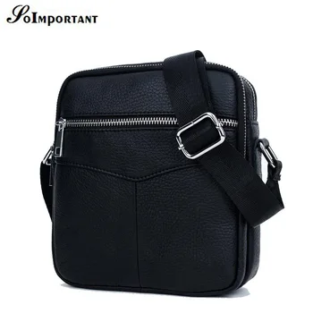 

Genuine Leather Men's Bags Crossbody Bags Flap Male Messenger Bag Men Leather Small Ipad Holder Shoulder Bag Naturally Handbags