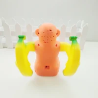 May Turn A Bucket Children Light Music Monkey Playing Electric Flip Orangutan Toys Unisex Electronic Plastic Sounding 2021 2