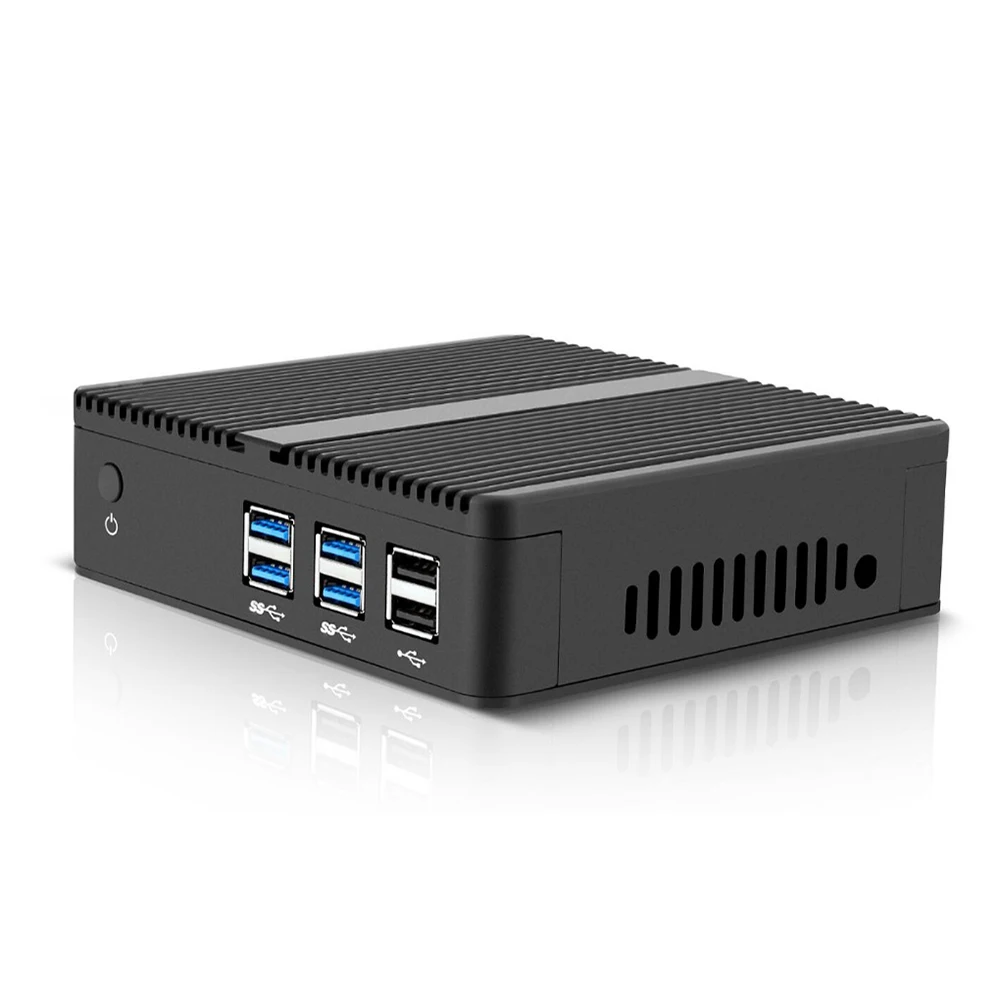 Мини ПК без вентилятора Windows 10 Celeron 3855U 2955U Pentium 4405U мини компьютер для офиса